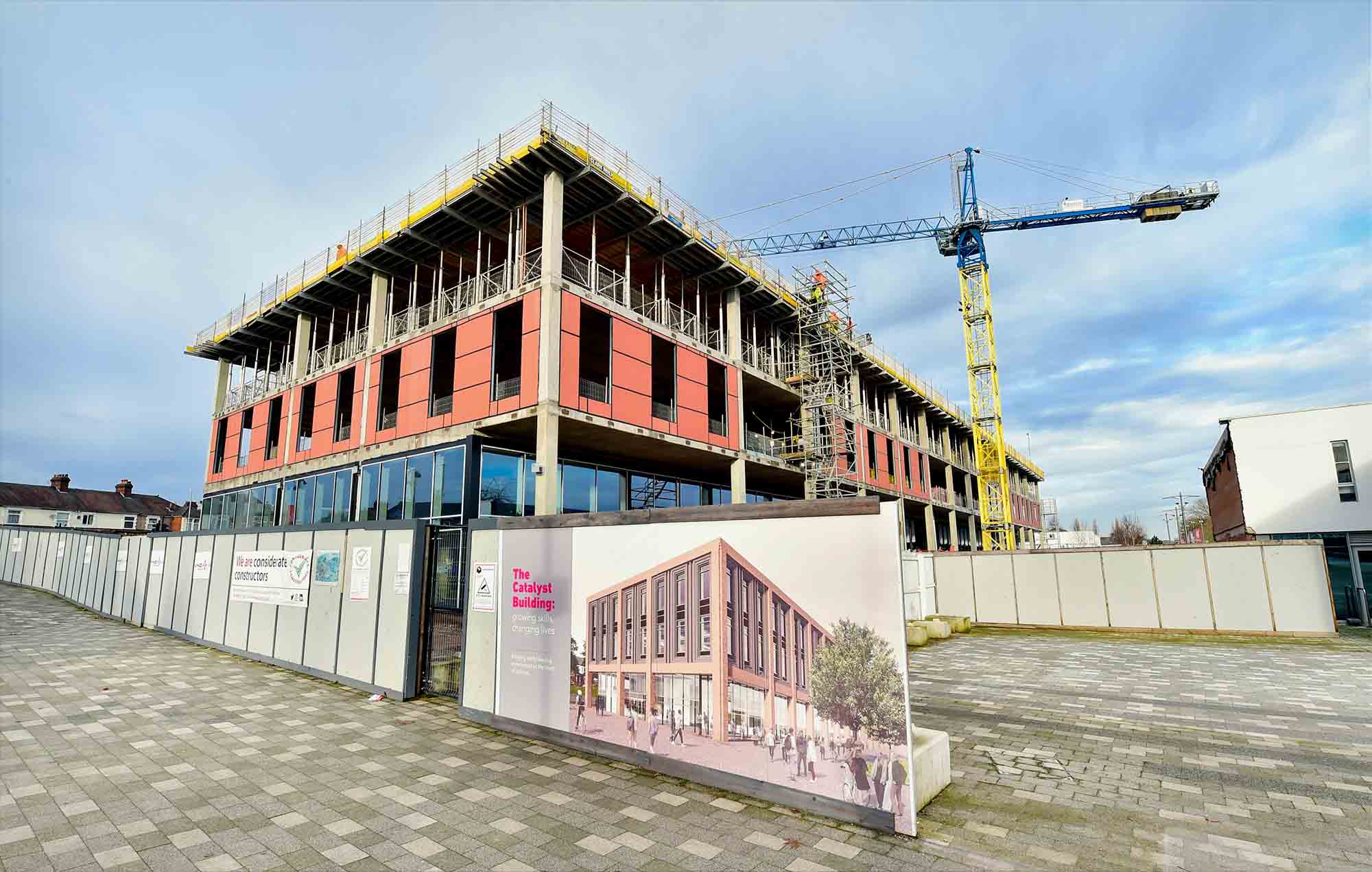 Catalyst building progress