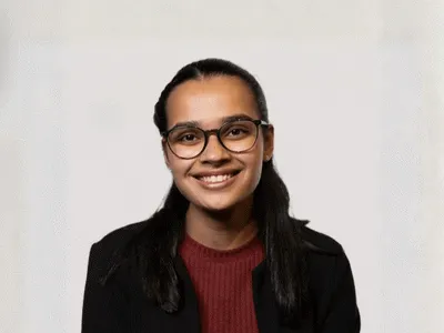 Image of Binita, a final year BSc Cyber Security (with a placement year) student.