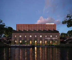 An artist's impression of the Goods Yard, Stoke-on-Trent from the canal - Credit Capital&Centric_Edit copyforweb