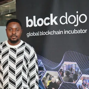 Ibrahim Oladimeji pictured at the Block Dojo event