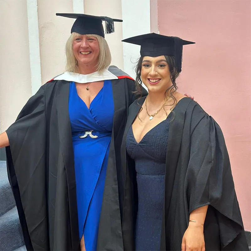 Lucinda and her mum have both graduated