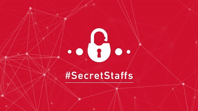 #SecretStaffs red logo