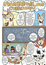 Cover of comic - Transforming our Curriculum