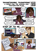 Cover of comic - Transforming Transitions